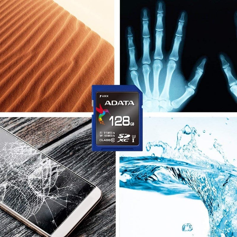 ADATA ADATA Premier Pro 128GB Read 90 MBs and Write 85 MBs SDXC UHSI U3 Class 10 Memory Card ASDX128GUI3CL10R - Image 4