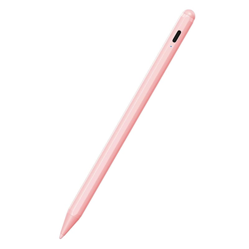 JAMJAKE Stylus Pen for iPad 11th&10th Generation - 2X Fast Charge Active Pencil Compatible with 2018-2025 Apple iPad Pro 11"/12.9"/M4, iPad Air 3/4/5/M2/M3, iPad 6-11, iPad mini 5/6 Gen - Pink - Image 1
