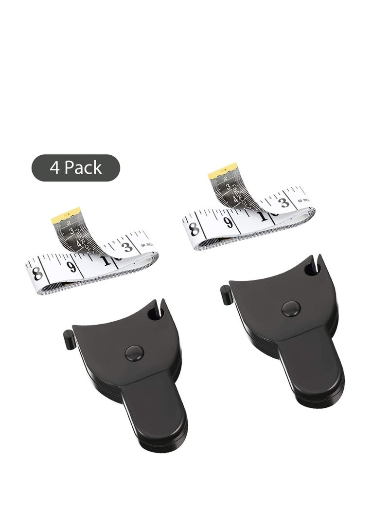 Y&D Body Measuring Tape 60 Inch Measure, Tailor Retract Ergonomic Design Tapes and Soft Measure for Measurement 4 Pcs  - Image 2