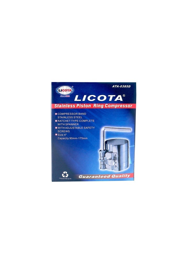 LICOTA Stainless Piston Ring Compressor 4 Ata-0385D  - Image 2