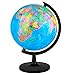 Wizdar 10 World Globe for Kids Learning DIY Assemble Educational Rotating World Map Globes Large Size Decorative Earth Children Globe for Classroom Geography Teaching Desk and Office Decoration - Image 2