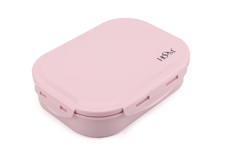 HOOM Insulated 304 Stainless Steel Made hot case Lunch Box with Steel Chutney Container Inside, for Office, College and School, 1.5L, Pink - Image 4