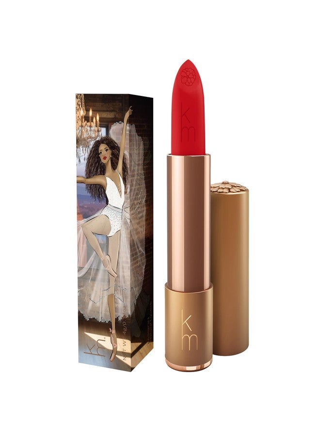 Karen Murrell - Natural Lip Stick - Lipstick 34 Passion - Red Lipstick - Matte Finish, 100% Natural Ingredients, Moisturizes & Hydrates Lips - Paraben & Cruelty Free - Image 1