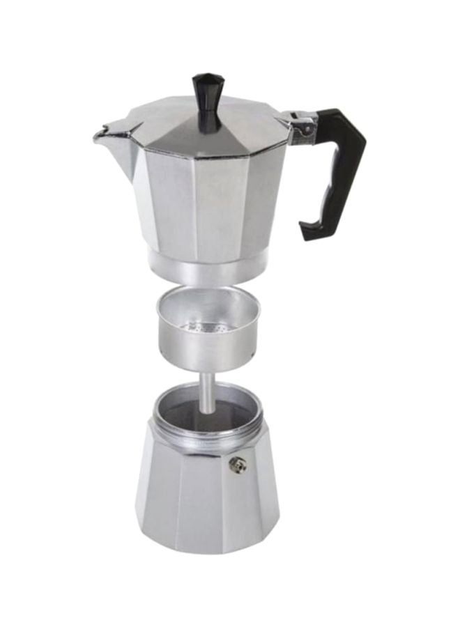 DESSINI Coffee Stovetop Espresso Maker Silver/Black - Image 1