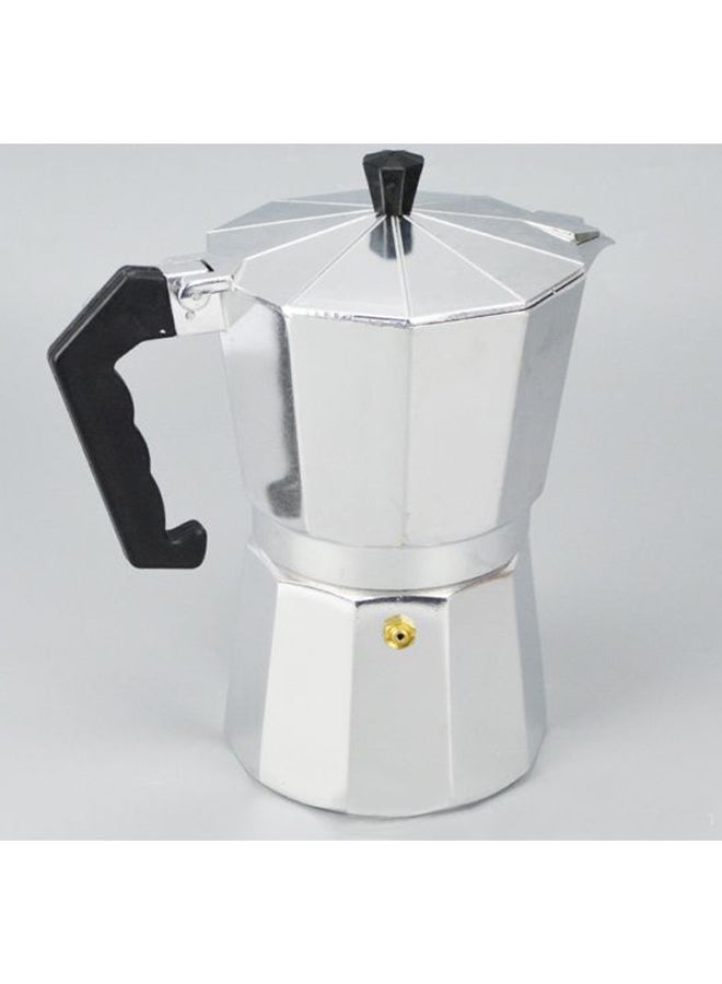 DESSINI Coffee Stovetop Espresso Maker Silver/Black - Image 4