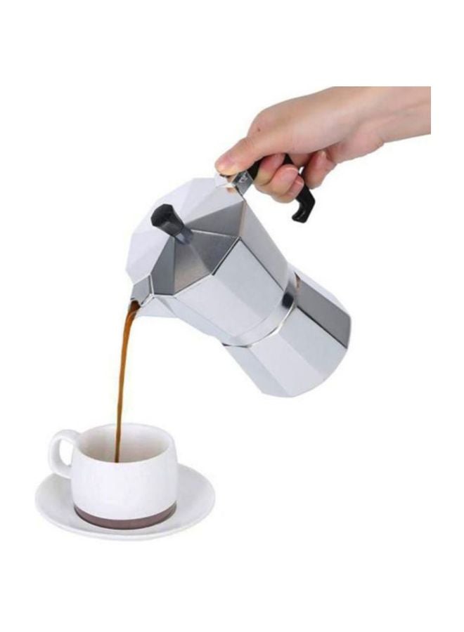 DESSINI Coffee Stovetop Espresso Maker Silver/Black - Image 3