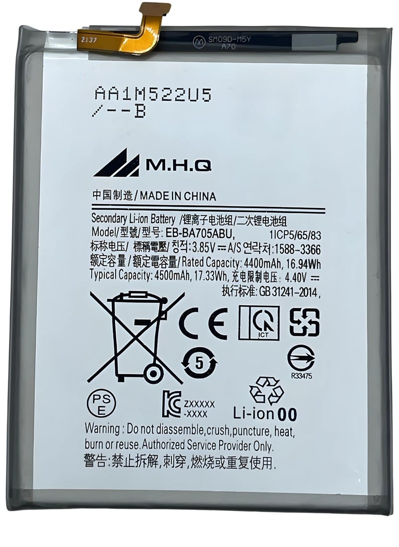 M.H.Q SAMSUNG SAM A70 (SM-A705) - EB-BA705ABU Battery High Quality  - Image 1