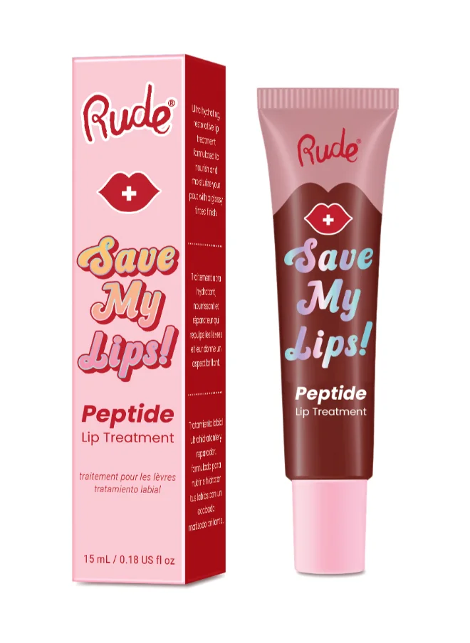 Rude Save My Lips Peptide Lip Treatment - Cherry