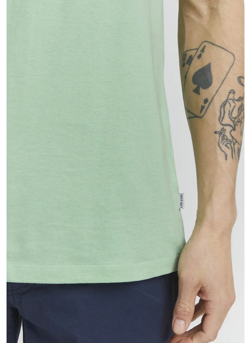 Blend Men's Graphic Surfing T-Shirt - Sage Green - Image 2
