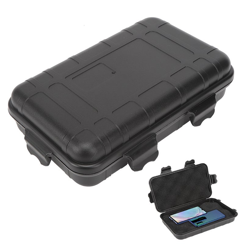 Compact Waterproof Storage Case - High-Quality Shockproof Foam-Lined Plastic Box for Outdoor Travel, Daily Carry and Small EDC Items - Image 1