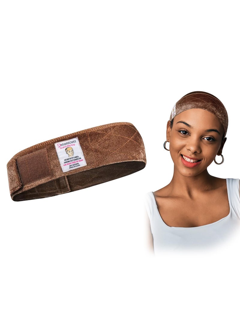 Dreamlover Deamlover Edge Saver Wig Headband Brown Wig Grip Headband 1 Piece 