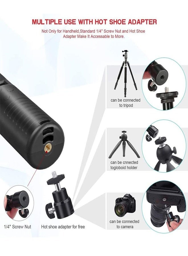 DUSALA Handheld LED Light Stick, 7 Colors & 10 Modes Portable Photography Video Light Wand for Filming, Parties, Batteried Powered Lighting Tube with Wireless Remote Control - Image 4