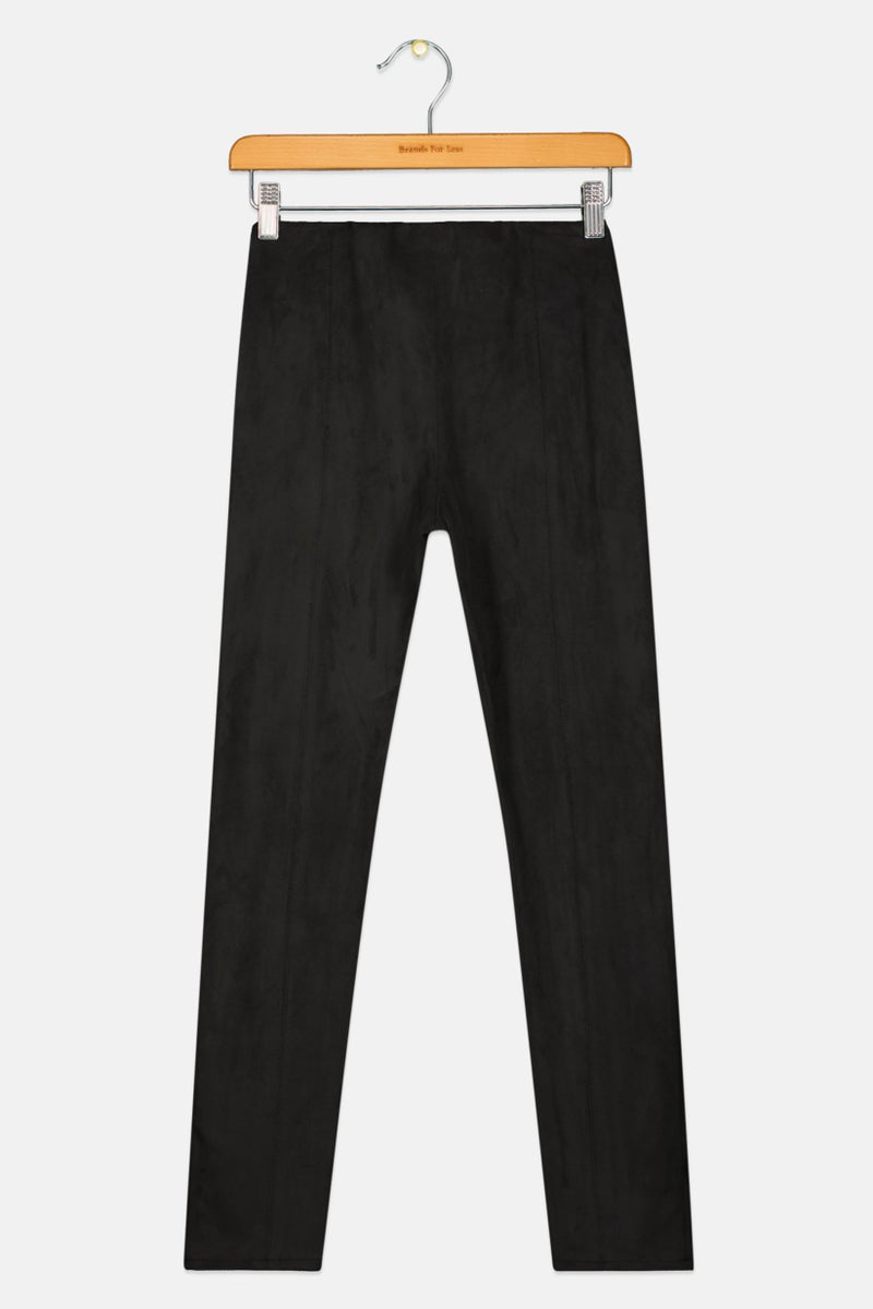 GUESS سروال ليغينغز أسود للفتيات الصغيرات قابل للسحب - Image 2