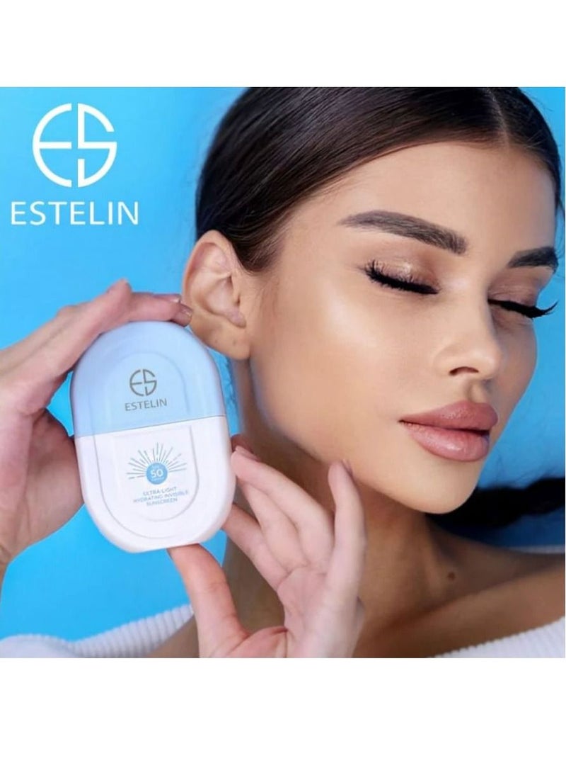 Estelin Ultra Light Invisible Sunscreen SPF 50 PA+++ - 50g - Image 4