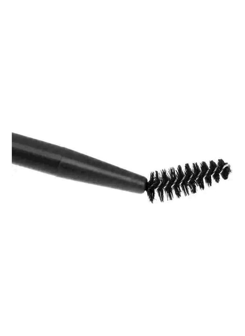 Generic - Dual-End Eyebrow Spoolie & Brush, Brow Lift Comb, Mascara Wand Applicator, Eyebrows Wax, Soap & Gel Lamination Tool, Plastic, Durable, Tiltable Spoolie - E70 (Black) - Image 1