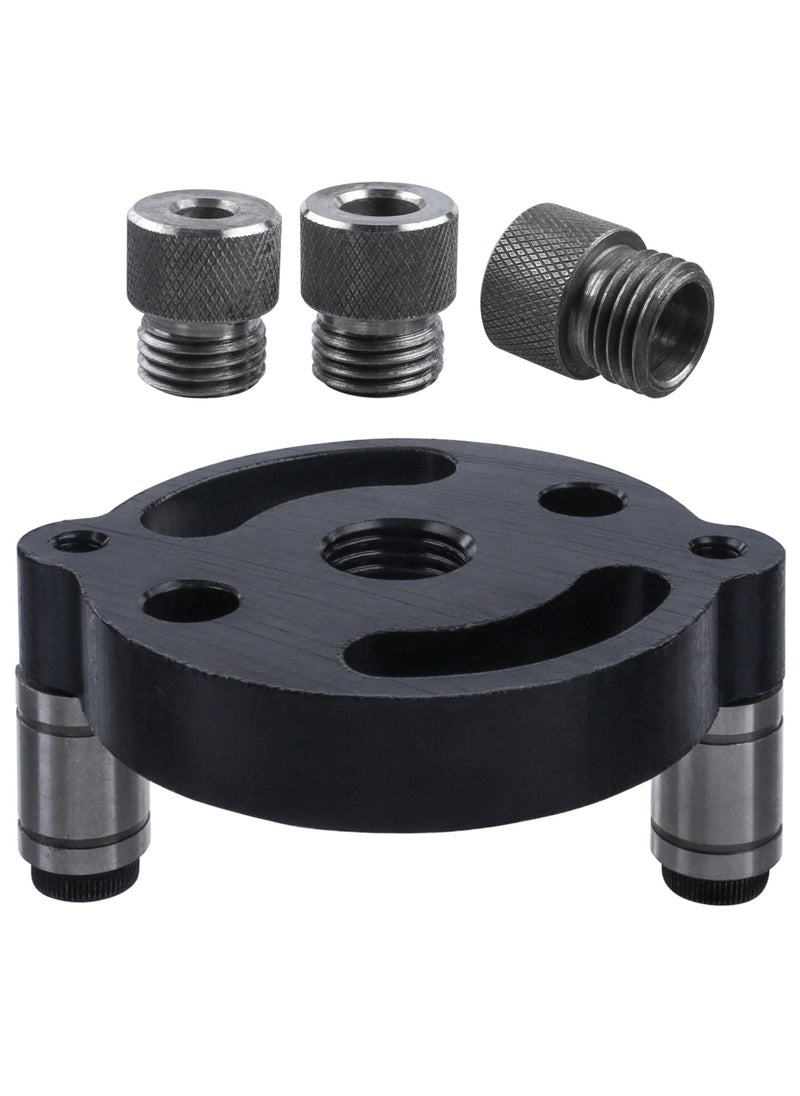 CMGTYYD CMGTYYD Self Centering Doweling Jig, Punch Locator Dowel Jig Kit Handheld Drill Guide for Straight Holes Wood Panel Hole Puncher for Woodworking Joinery 6mm 8mm 10mm Woodworking Joints Tool  - Image 2