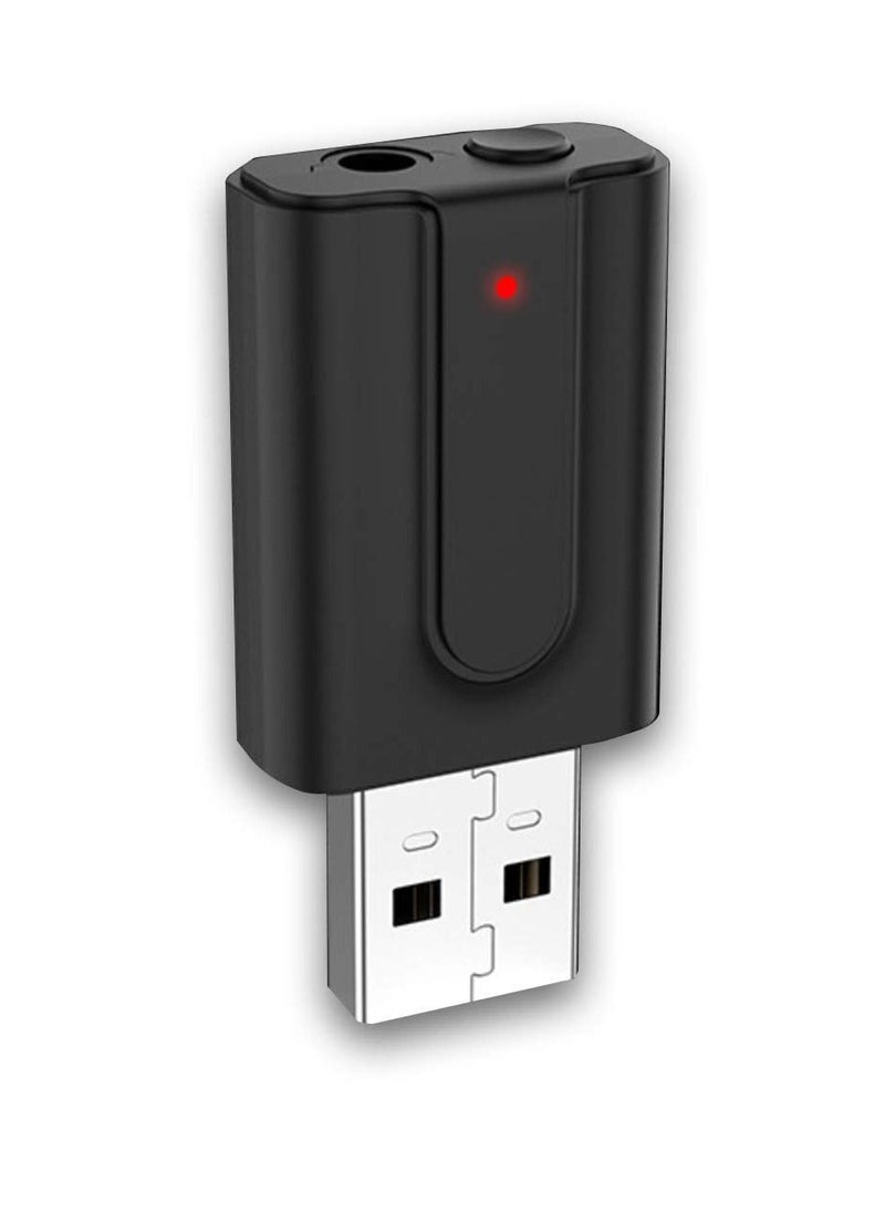 SYOSI - 5.0 USB Bluetooth Adapter Dongle T10, SYOSI Bluetooth Transmitter Receiver Support All Windows Laptop - Image 1