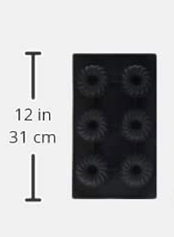Lekue 6-Cavities Professional Mini Savarin Black - Image 5