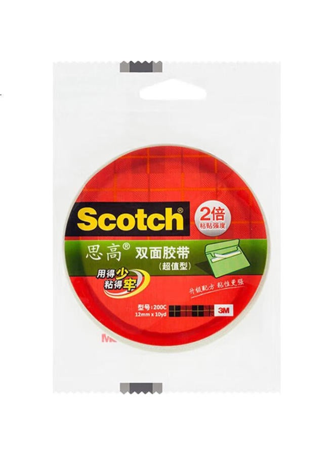 3M Tape, Tape, Shigao 200C-18 Double-Sided Strong Adhesive Cotton Paper Tape, Office Supplies - Image 2