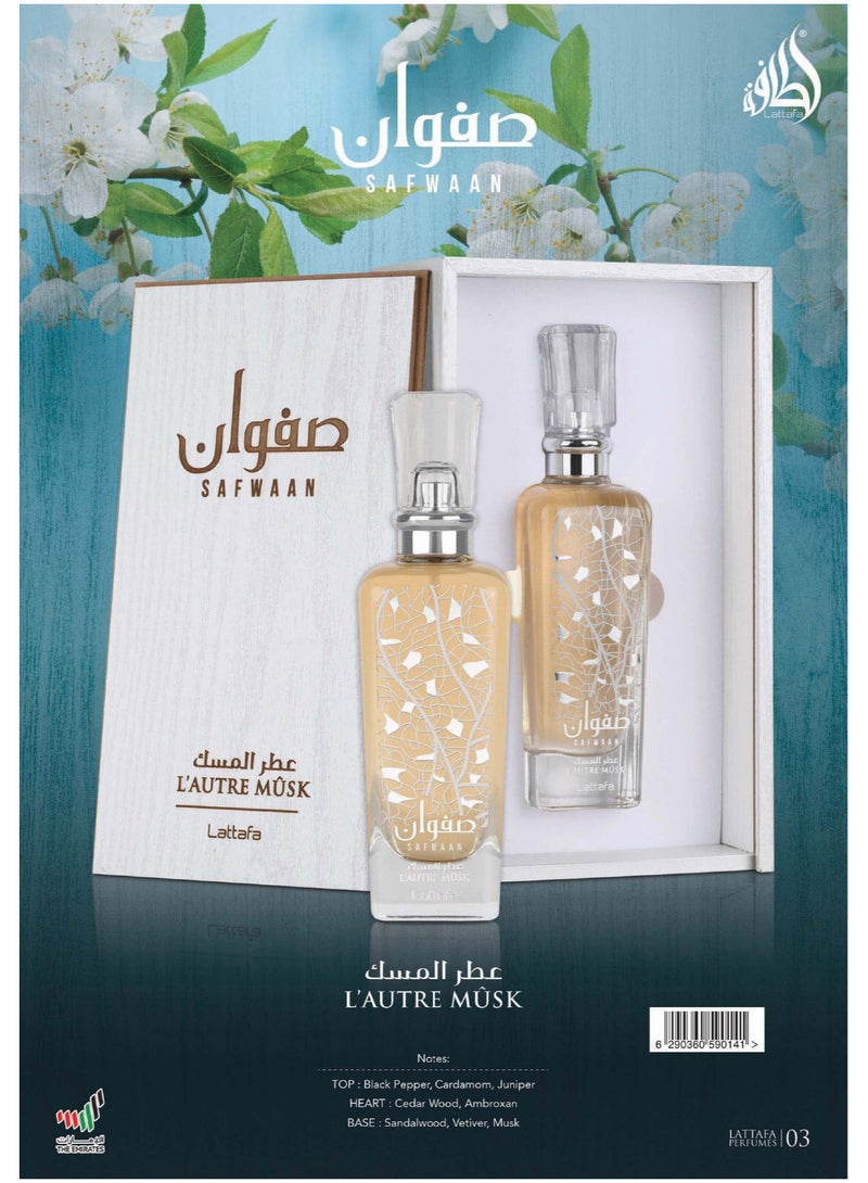 صفوان لاتور مسك، 3.4 أوقية بخاخ ماء عطر