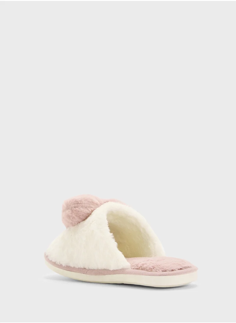 جينجر Heart Bedroom Slipper