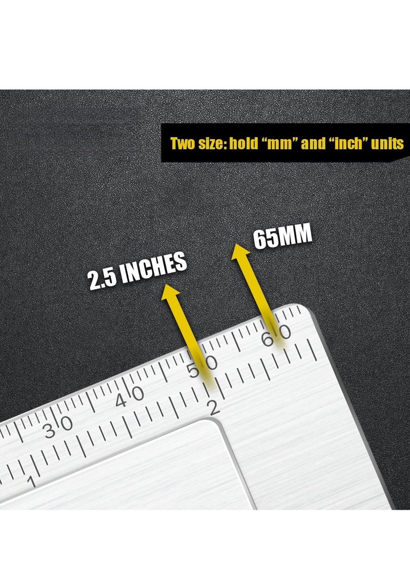 SYOSI - Measuring Tape Clip Tool - Corners Clamp Holder Precision Measuring Tools - Fixed Ruler Mark Tools for Most Tape Measures(2 PCS) - Image 1
