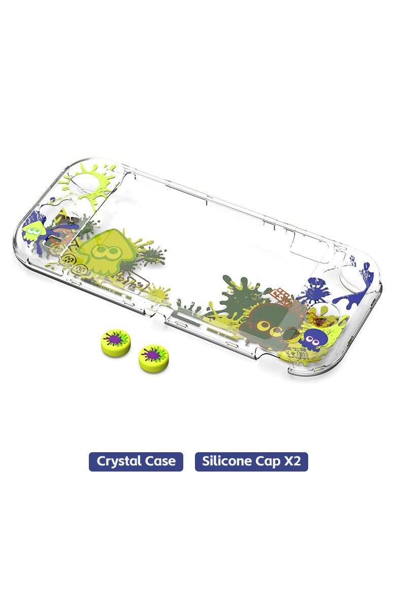 General Suitable for switch lite crystal case NS lite console Splatoon Octopus crystal case all-round protection of the game console  - Image 1
