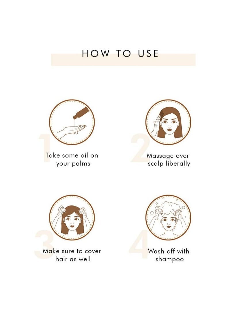 إم كافيين قهوة فروة الرأس وزيت الشعر 200 مل - Image 4