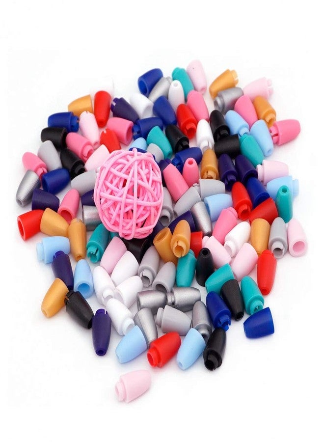 YUESUO 60 Sets Plastic Breakaway Clasps Safety Clasps Buckle Bead Barrel Connectors for Necklace Bracelets Jewelry DIY Craft Making Mix 12 Colors - Image 2