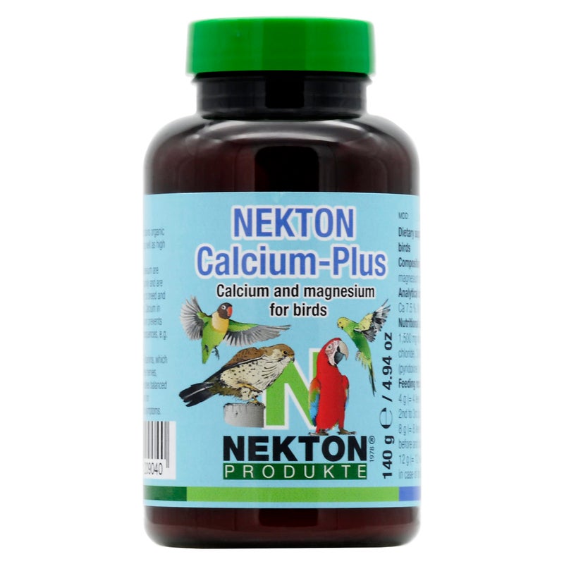 Nekton Calcium Plus - Calcium with Magnesium & Vitamins, White, 140g/5 oz - Image 1