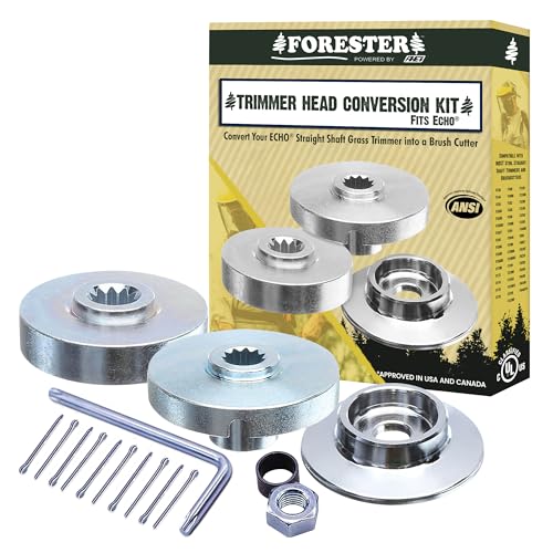 FORESTER Brush Cutter Trimmer Head Conversion Kit Compatible with Echo Models SRM225 SRM225i SRM266 SRM280 SRM280S SRM280T SRM2620 and SRM2620T - Image 1
