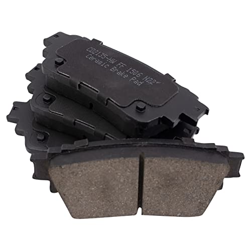 TRQ وسادات الفرامل الخلفية سيراميك TRQ متوافقة مع ميتسوبيشي إكليبس كروس 2018-2020 وأوتلاندر 2017-2020 وأوتلاندر PHEV 2018-2021 - Image 3