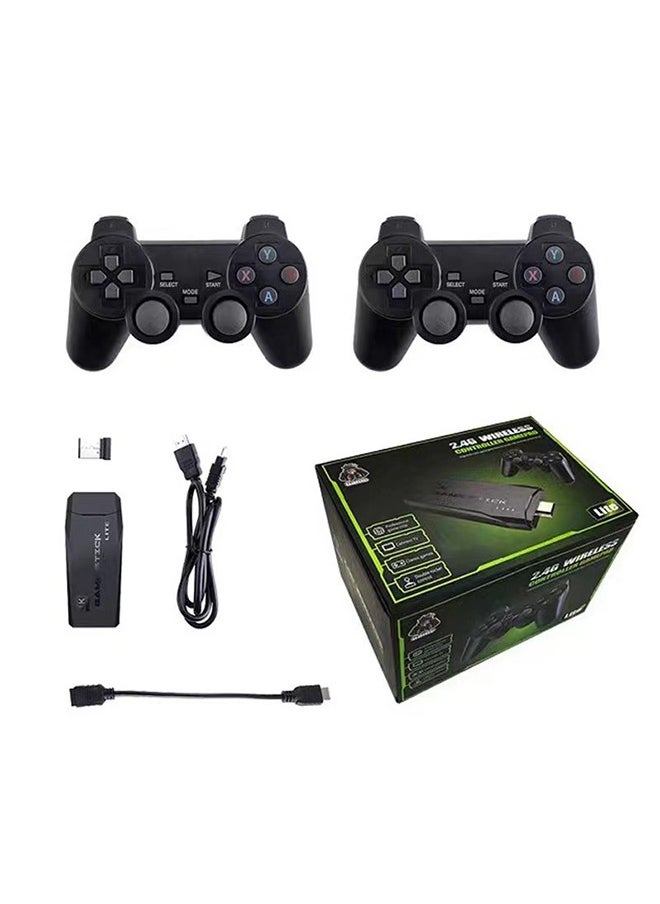 Generic - Retro Plug and Play Game Console with Dual Wireless Controllers, 4K HDMI Output, 2.4G HD Game Arcade PS1 Dual Handle, HDMI Home TV, 10,000 Games, Supports 25 Languages - Image 1