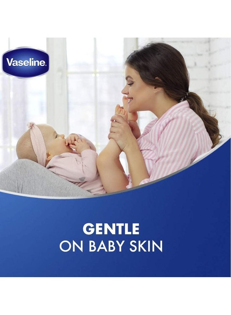 Vaseline Pure Petroleum Jelly Soothing And Protective Healing Baby Skin Care Hypoallergenic And Gentle On Skin Clear 450ml  - Image 5