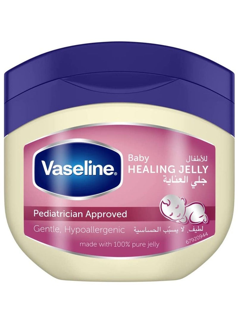 Vaseline Pure Petroleum Jelly Soothing And Protective Healing Baby Skin Care Hypoallergenic And Gentle On Skin Clear 450ml  - Image 1