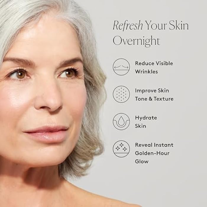 Naked + Thriving Naked & Thriving The Night Set | Renew Resurfacing Night Serum (30 mL) + Rejuvenate Restorative Face Oil (35 mL) with Hyaluronic Acid, Argan & Sea Buckthorn Oils and Fruit AHAs (Set of 2) - Image 3