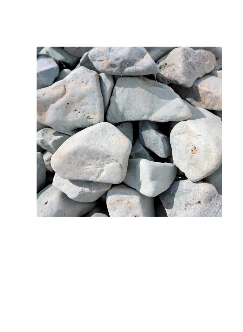 KNP Green River stone Natural Garden Material 5-8 cm 5 kg - Image 1