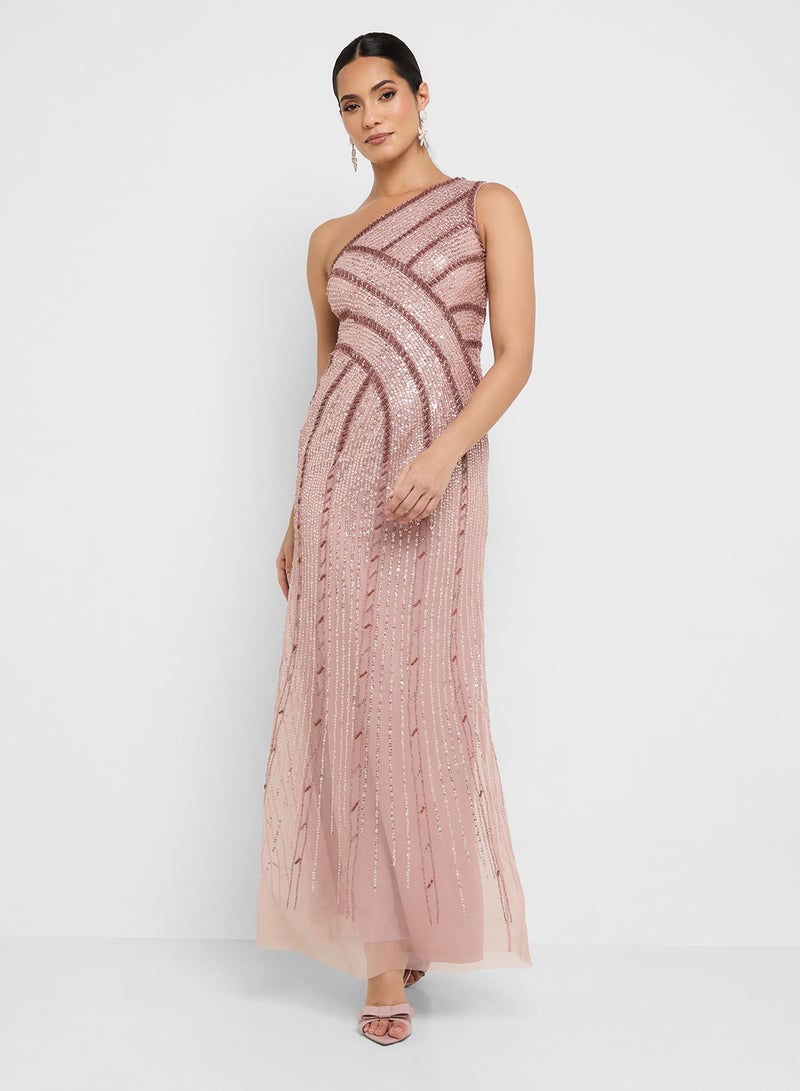 Adrianna Papell Embellished Maxi Dress  - Image 4
