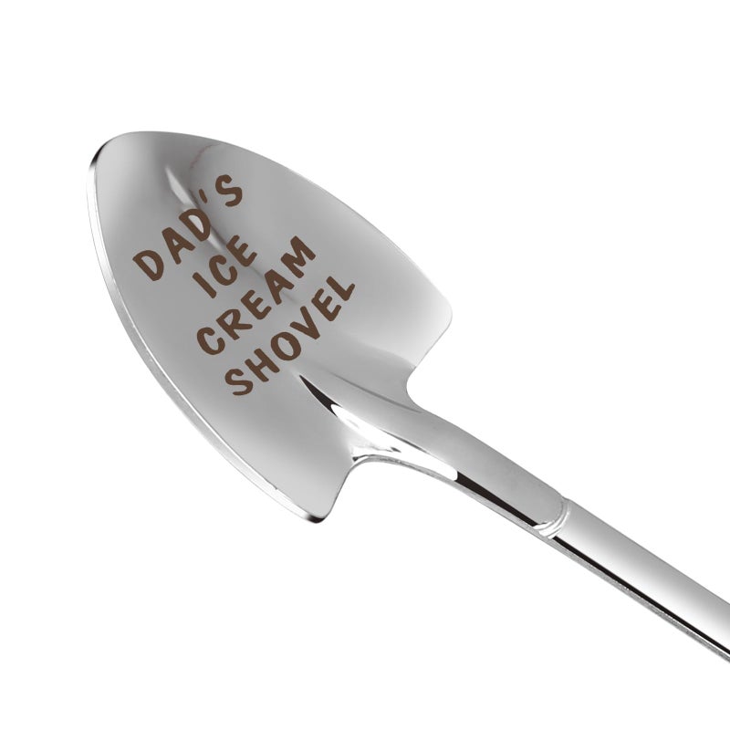 stormroo Dad Gifts - Gifts for dad from Daughter. Valentine's Day Gifts for dad Ice Cream Spoon Scoop for Ice Cream Lovers, Father birthday Gifts Funny Engraved Stainless Steel Shovel - Image 1