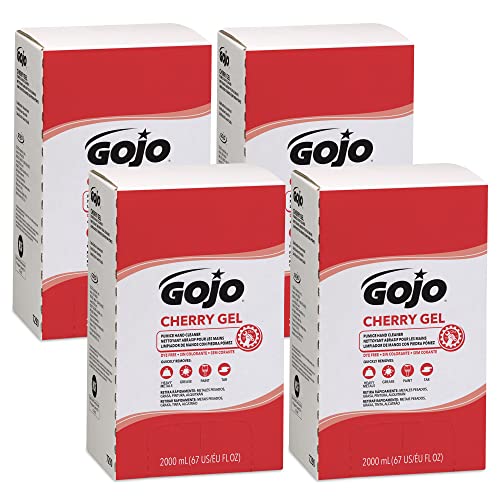 GOJO Cherry Gel Pumice Hand Cleaner Cherry Scent 2000 mL Refill for GOJO PRO TDX Dispenser Pack of 4 729004 - Image 2
