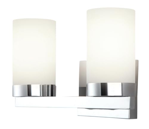 Canarm IVL429A02CH Milo 2-Light Bath Vanity Light, Chrome - Image 3
