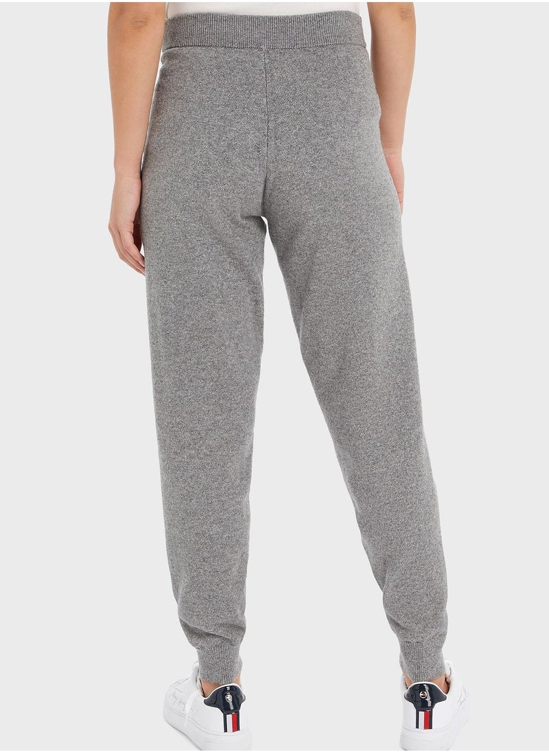 TOMMY HILFIGER High Waist Knitted Sweatpants  - Image 2