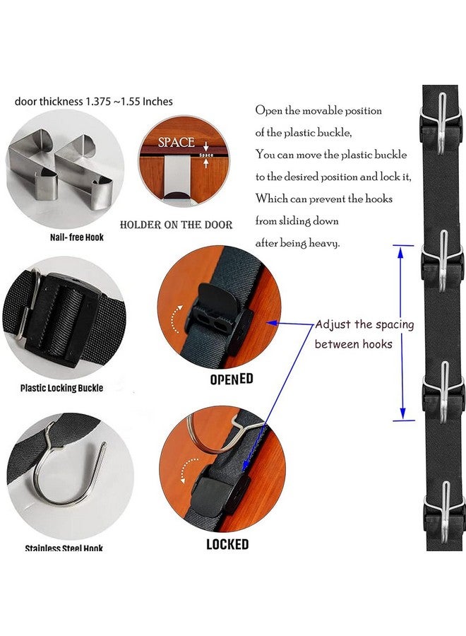 IZUS IZUS Bag-Organizer-Holder Purse Hanger - 20 Hooks for Closet and Door 2Pcs (Rack for Handbags/2 pcs Hold 20 Bags) - Image 1