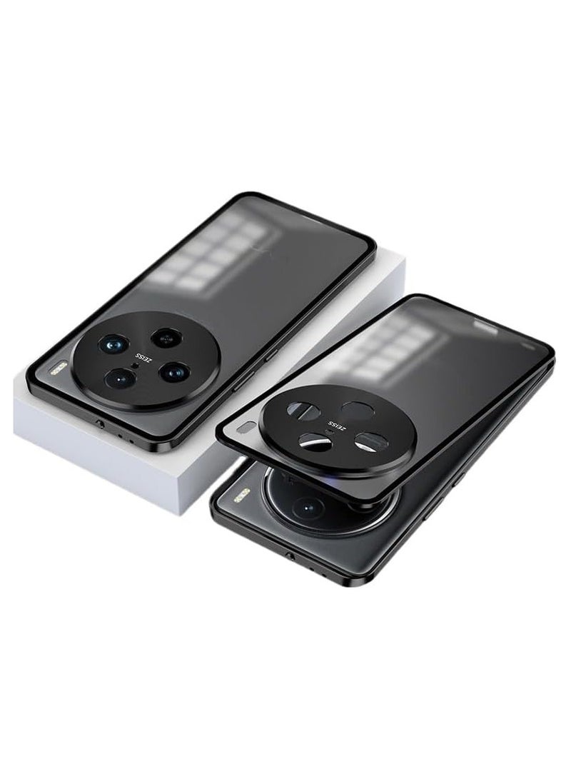 The metal case is compatible with Vivo X200Pro/Vivo X200Pro Mini/VIVO X200, the elastic buckle frosted back, and the anti-seismic fall case - Image 1
