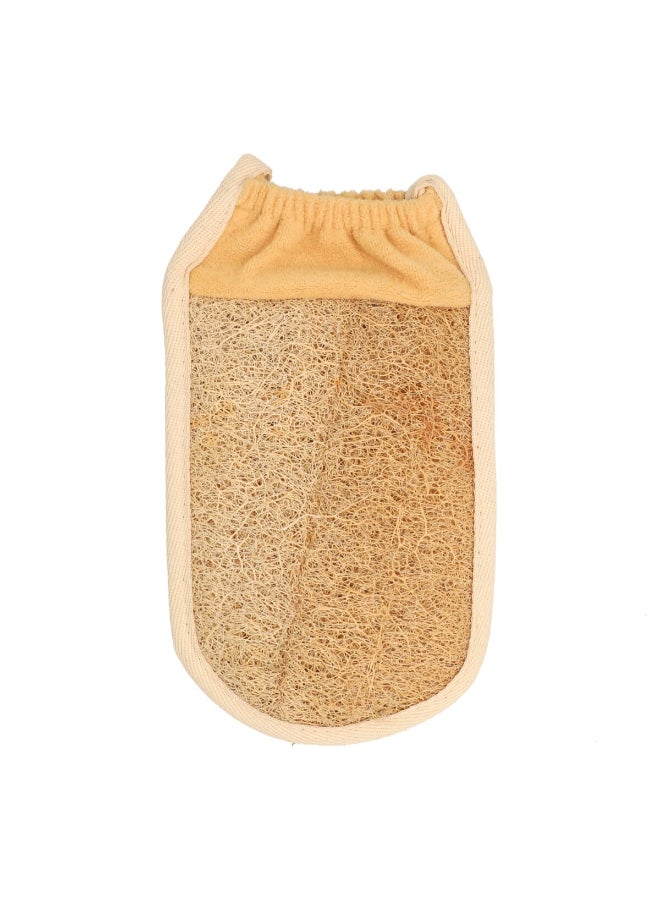 HONEYBEE Lightweight Eco Friendly Natural Pouch Shaped Bath Loofah Multicolour 23 x 23 x 13 cm BG 005 - Image 1
