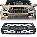 MEGAIE TRD Pro Style Grille Compatible with Tacoma 2016 2017 2018 2019 2020 2021 Matte Black Front Grill with LED OffRoad Lights Not for Trucks wRadar Behind Emblem - Image 2