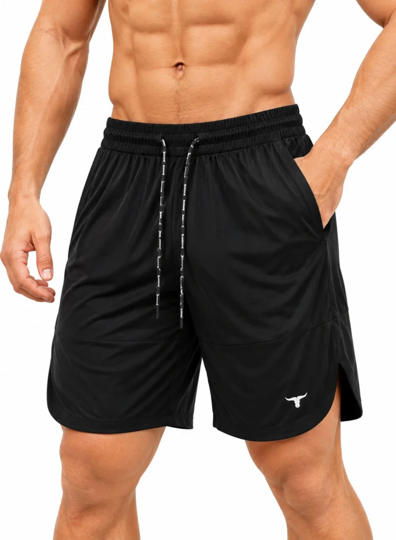 Thugfit THUGFIT BlackHawk High-performance Men's Shorts (9" Inseam) - Black