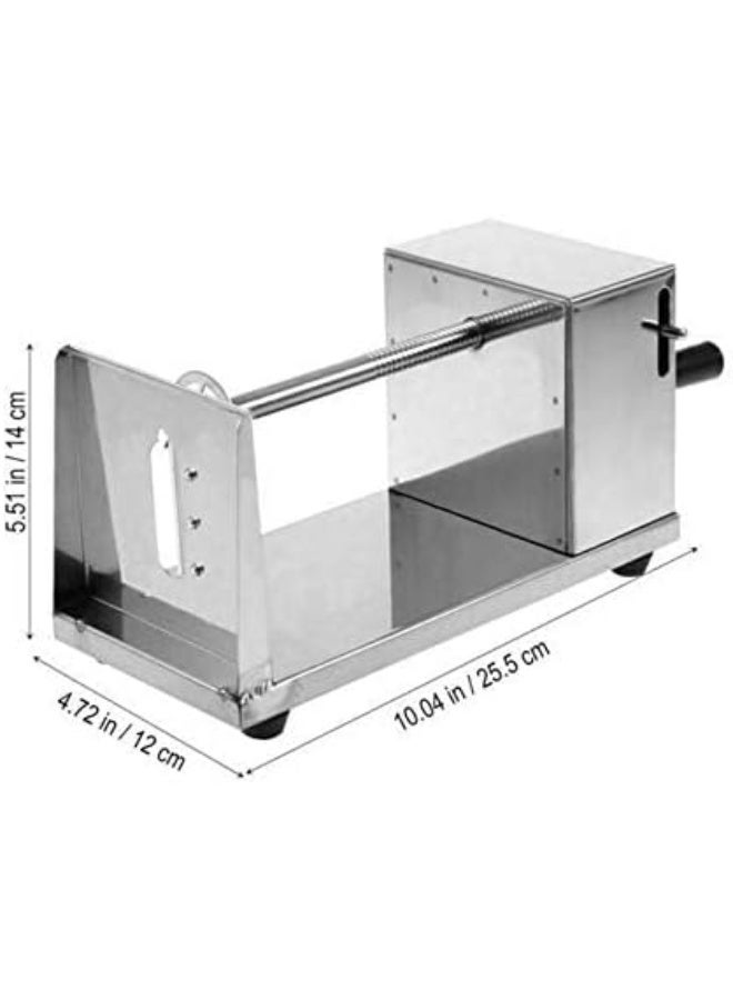 Stainless Steel Potato Manual Twisted Spiral Cutter/Slicer Batata Machine For Home/Restaurant - Image 4