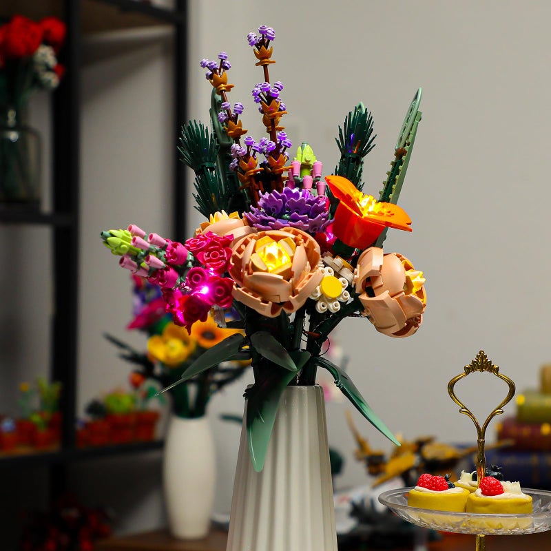 BRIKSMAX Led Light Kit for Lego-10280 Flower Bouquet - Compatible with Lego Icons Building Set- Not Include Lego Set - Image 2