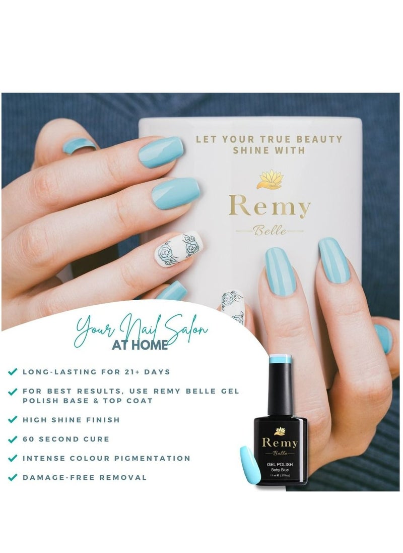 Remy Belle - Gel Nail Polish Set 2 x 11 ml, Bunny and Cinnamon, Requires Curing Nails Under UV Light or LED Lamp - Image 1